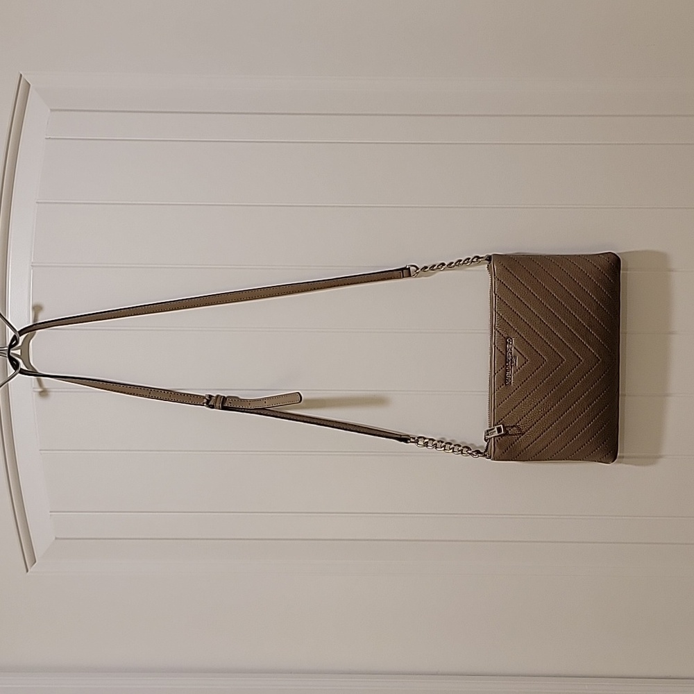 Karl Lagerfeld Crossbody Tan Purse - Picture 2 of 12